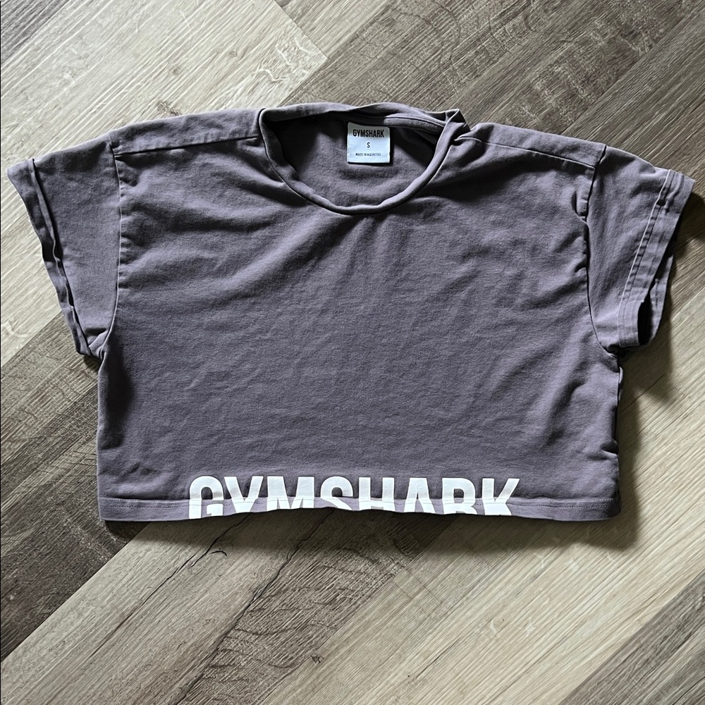 Gymshark  Gray cropped T-Shirt